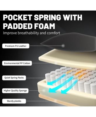 Streamdale 600LBS Big & Tall Office Chair, Extra Wide Seat, Adjustable Lumbar, Heavy Duty Executive Chair