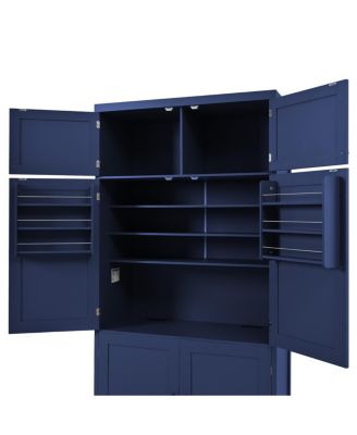 Freestanding Kitchen Pantry, Shaker Style Storage