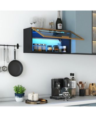Large-Capacity Wall Mounted Spice Rack Cabinet