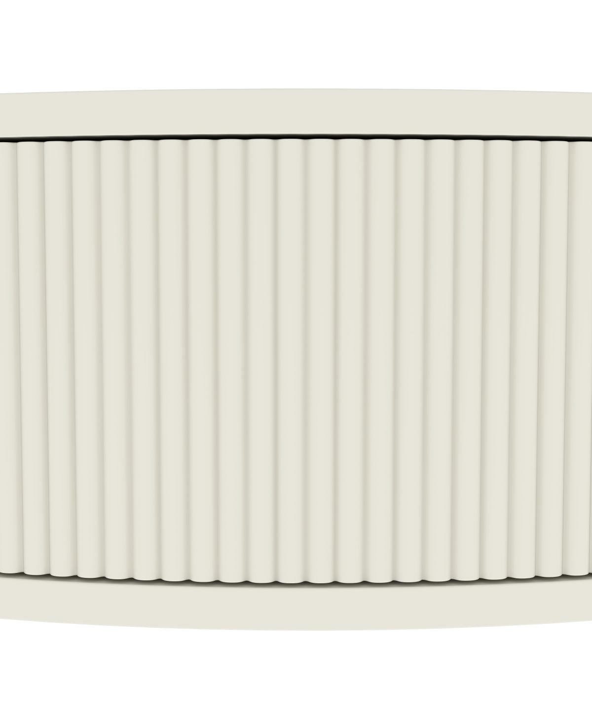 Streamdale Furniture Artisan Wave Demi-Lune Console Table