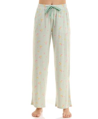 Women's Open Leg Mid-Rise Sleep Pants
