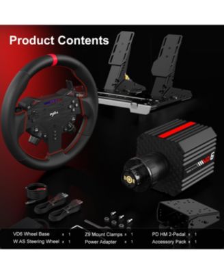 VD6 Direct Drive Racing Wheel Bundle.