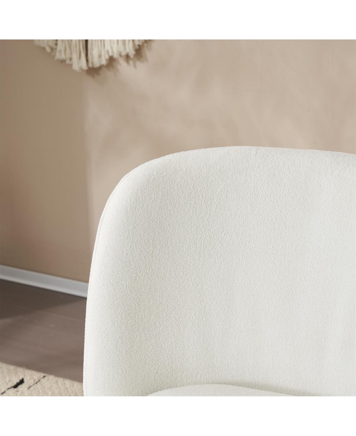 Streamdale Furniture Modern Low Back Accent Chair, Armless for Small Spaces