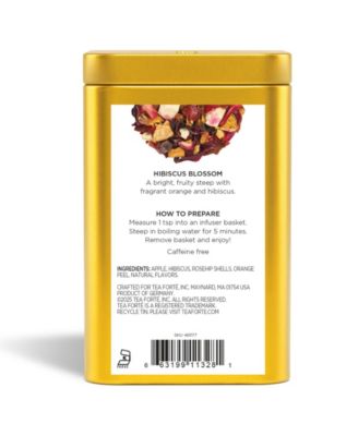 Loose Tea Bundle with 3 Loose Tea Canisters and Stainless Steel Infuser, 4-Pc.