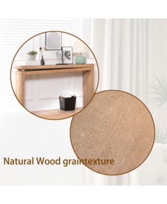 Rustic Wood Console Table - Narrow Hallway/Entryway