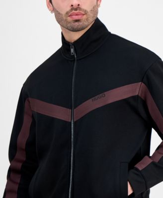 HUGO by Men's Darti Collared Zip Track Jacket