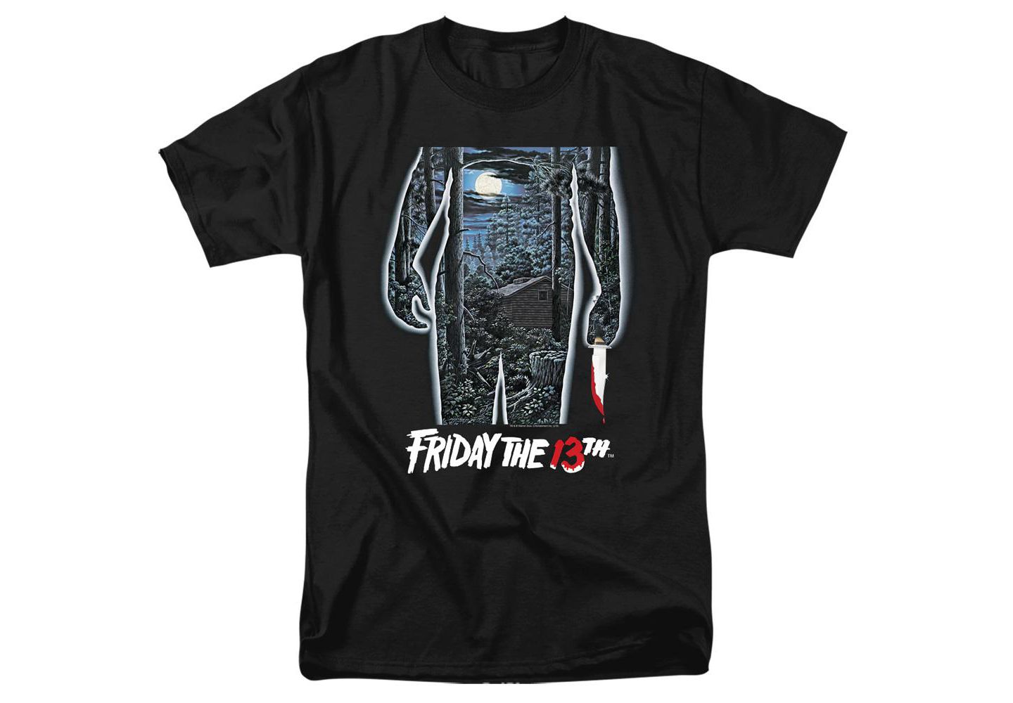 Мужская футболка Friday The 13th Original Poster, цвет: Чёрный — фото 1