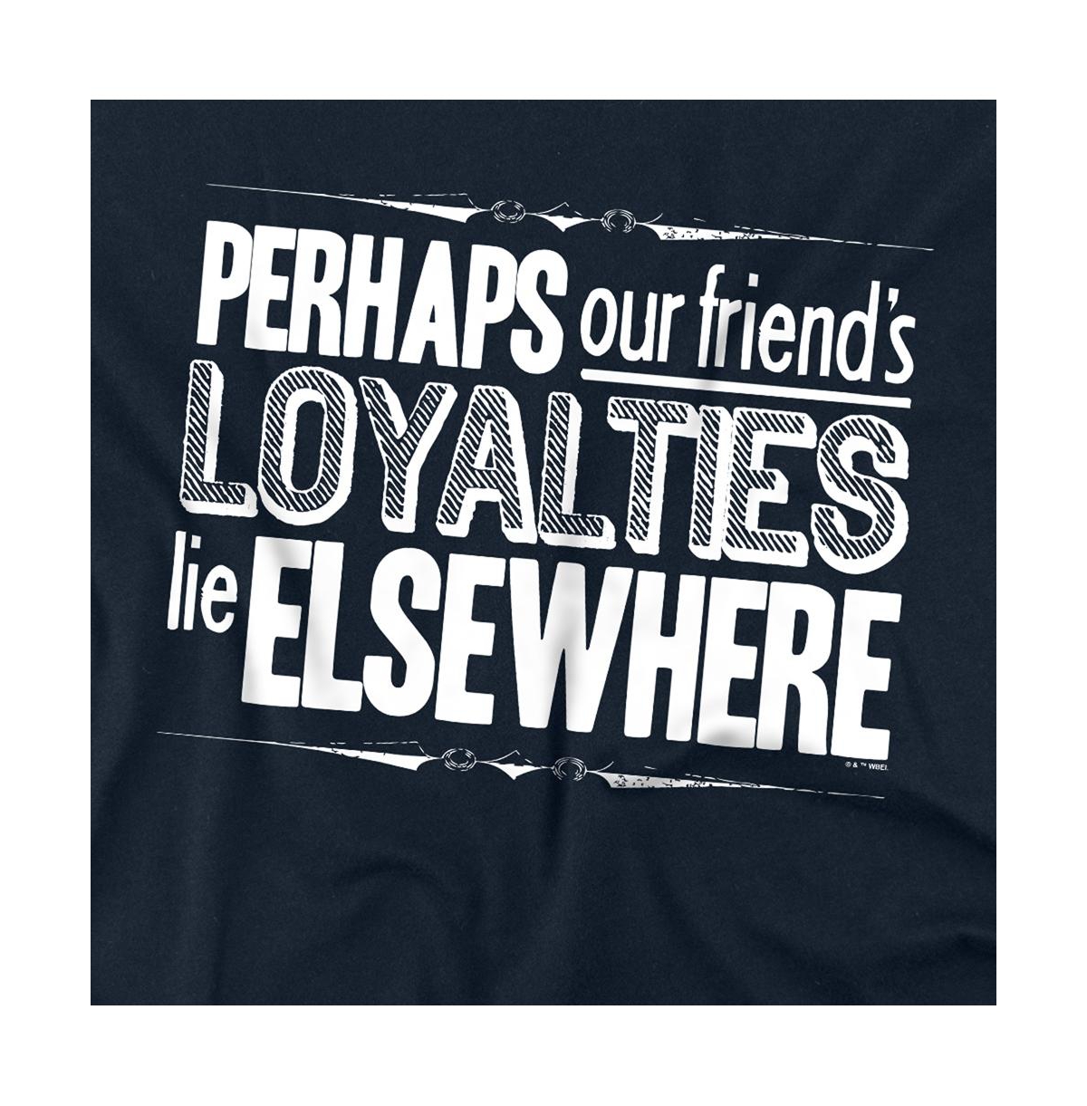 Harry Potter Men's Loyalties Lie Elsewhere T Shirt