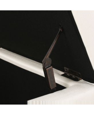 Streamdale Storage Ottoman Bench with Safety Hinge and Button Tufting