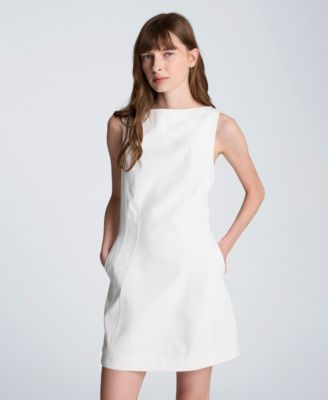 Women's Boat Neck Sculpt Mini Dress