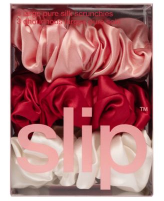 3-Pc. Pure Silk Skinny Scrunchies