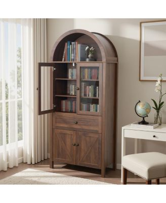 Dome Cabinet, Walnut, high-quality materials, antique craftsmanship, large storage