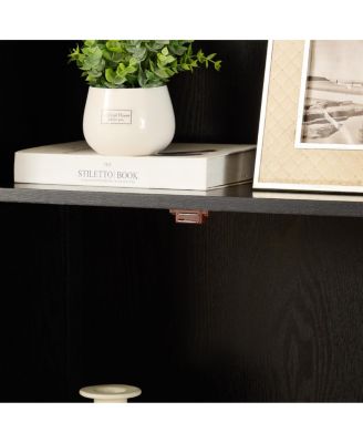 Streamdale Storage Cabinet with 8 Doors and 4 Shelves, Black