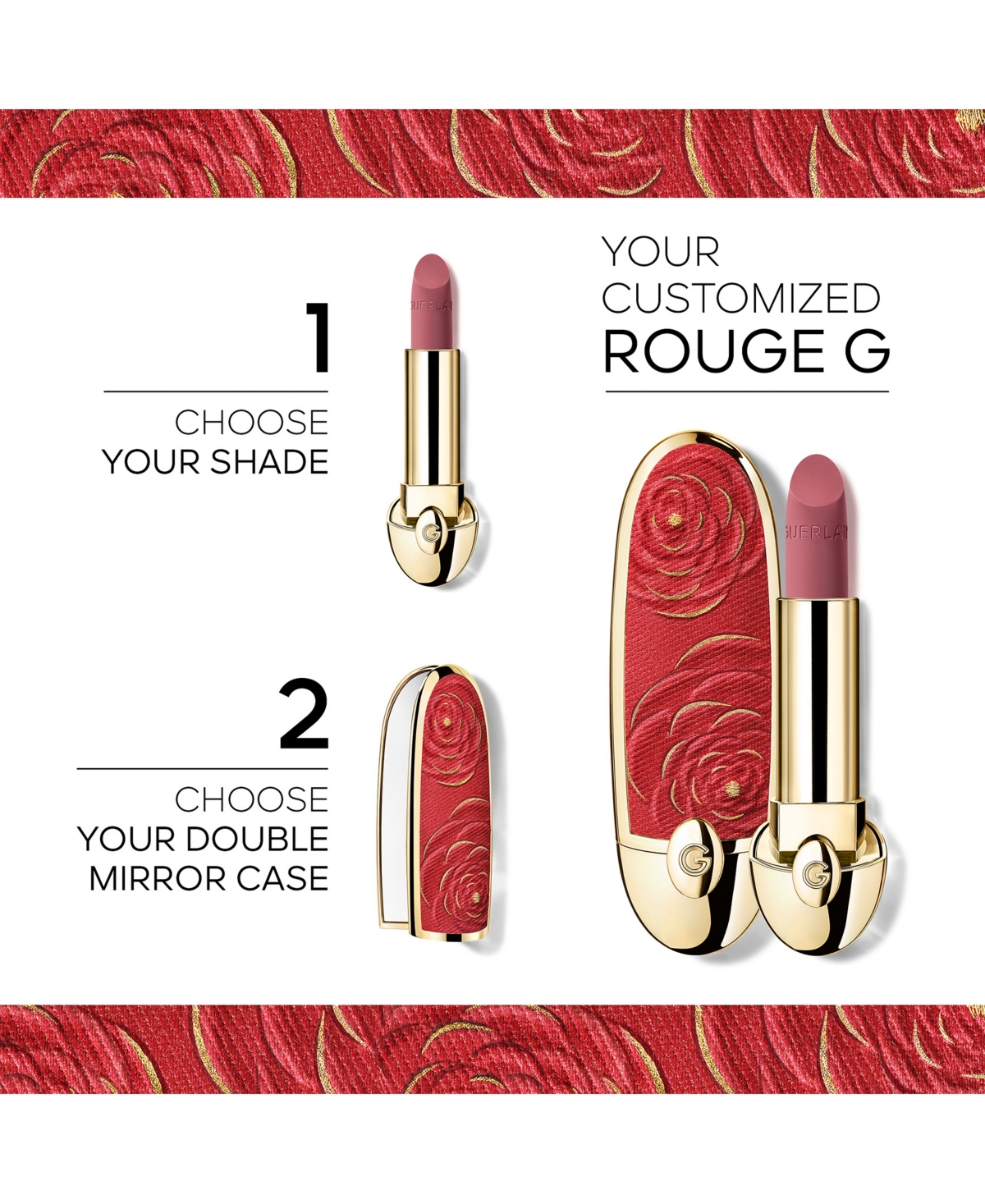 Guerlain Limited Edition Rouge G Customizable Velvet Lipstick Refill - Le