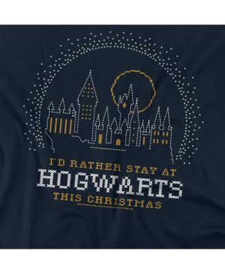 Men's I'd Rather Stay At Hogwarts This Christmas T Shirt