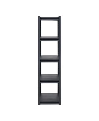 5-Tier Garage Storage Shelves, 16"D x 32"W x 63"H, 2000 lb Capacity, Adjustable Metal Utility Shelving Rack, Black
