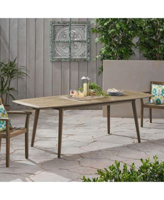 71-in to 94.5-in Expandable Outdoor Patio Dining Table