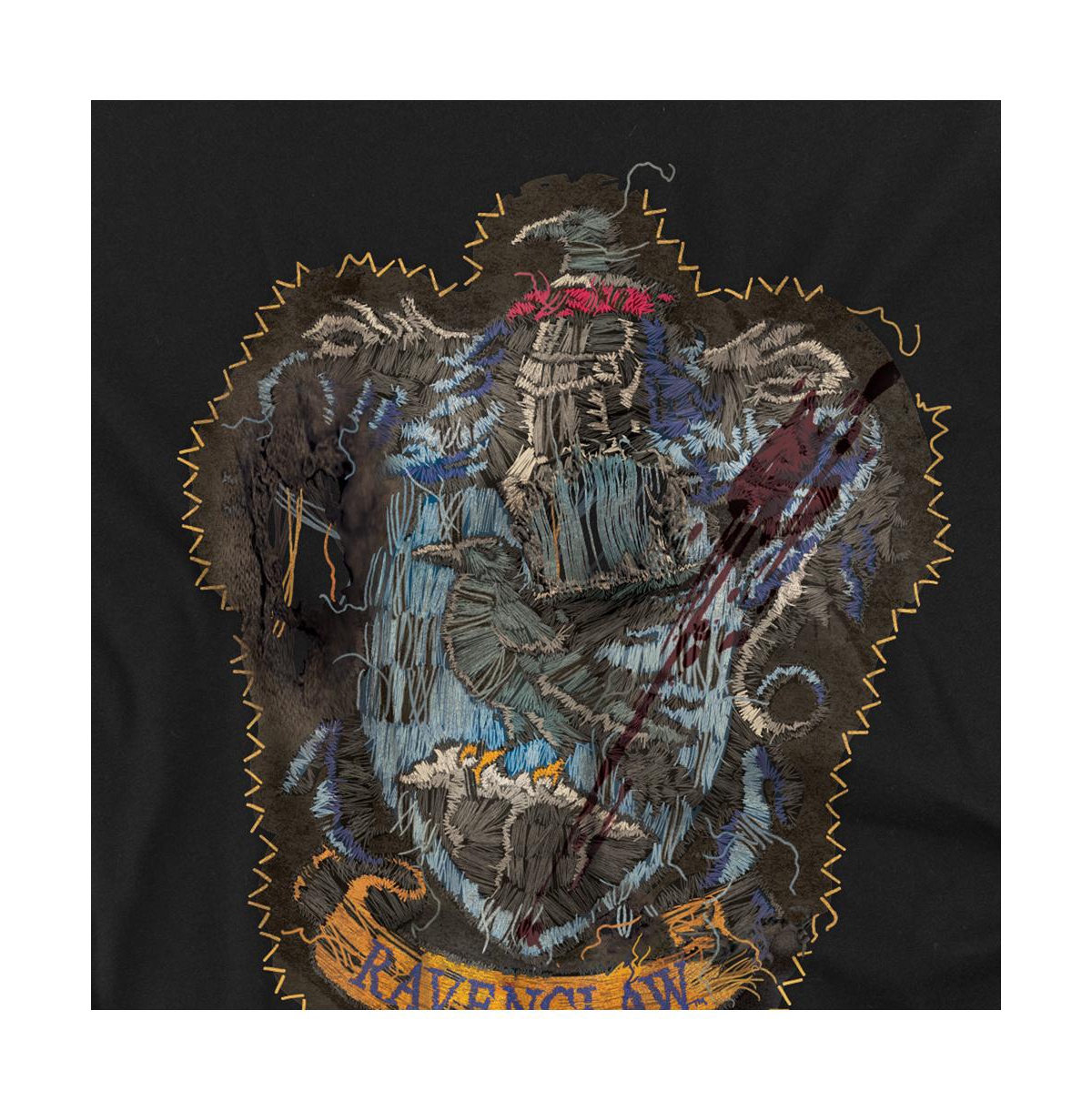 Harry Potter Men's Ravenclaw Knitted Patch Damaged T Shirt