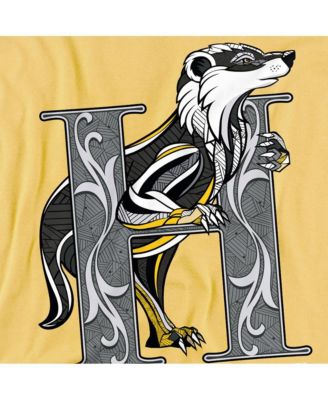 Men's Mosaic Hufflepuff With Badger T Shirt