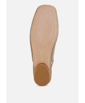 Womens Bounzi Soft Suede Leather Slingback Sandals