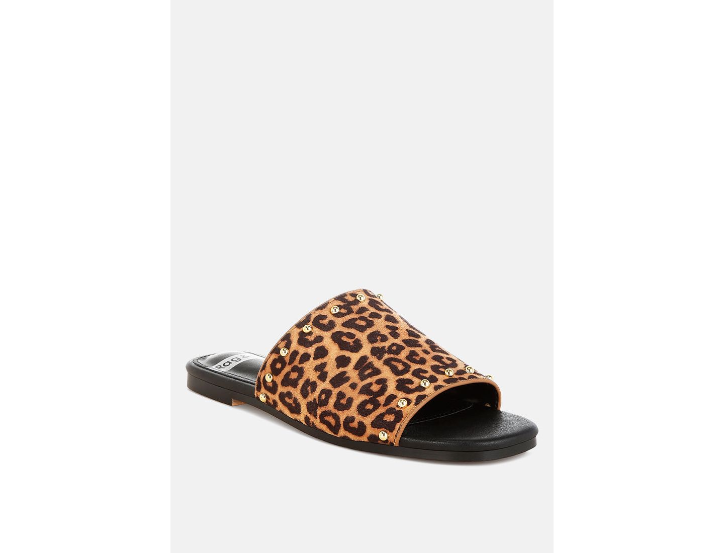 Женские балетки Rag & Co Hilsa Leopard Print Slip-On, цвет: Коричневый — фото 4