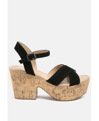 ULLA Womens High Heeled Block Sandal