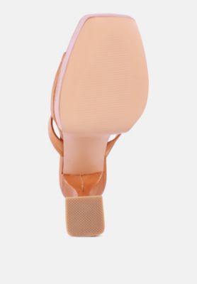 London Rag Womens Pda Croc High Heel Platform Sandals