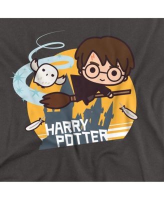 Men's Chibi On Broomstick T Shirt