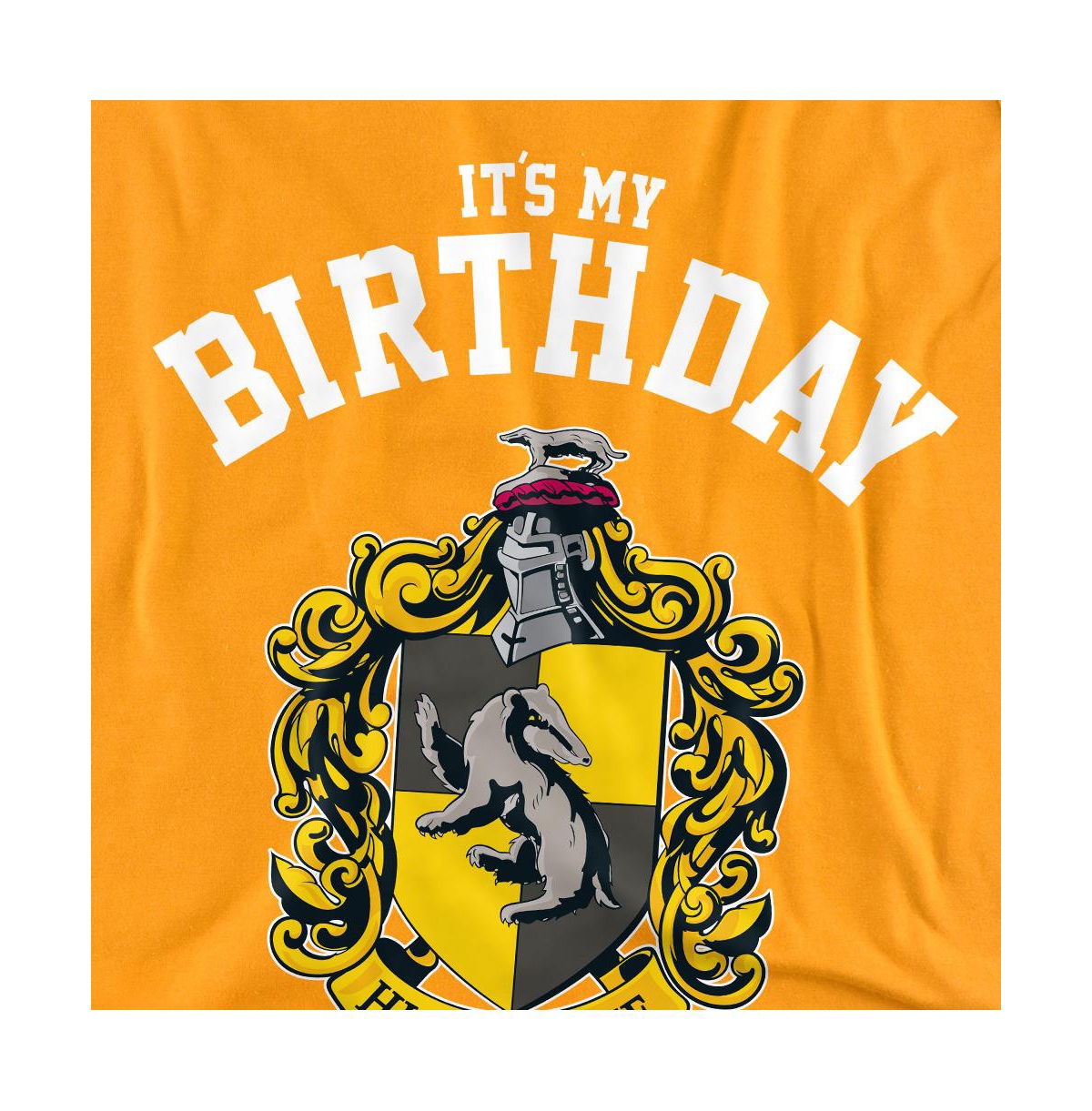 Harry Potter Men's Hufflepuff Birthday T Shirt
