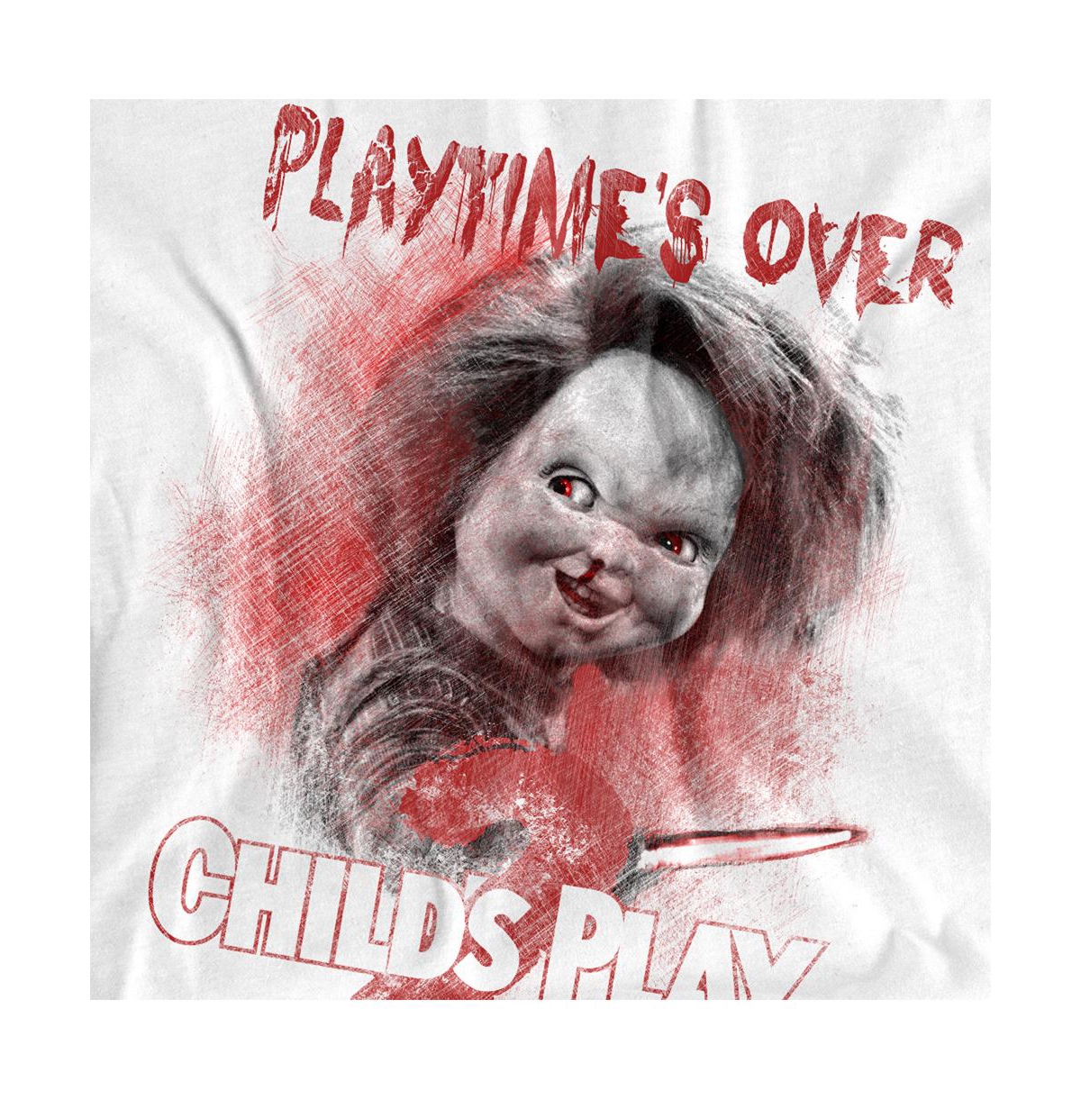 Logovision Men's Childs Play 2 Playtimes Over T Shirt