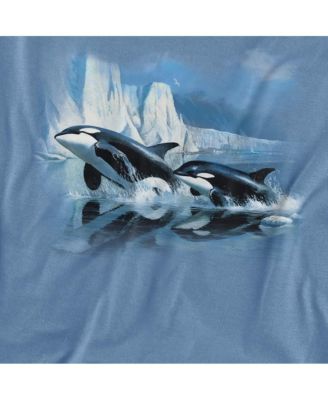 Men's Wildlife Glaciers Edge Orcas T Shirt
