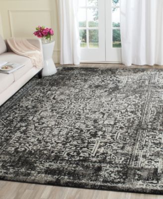 Safavieh - Evoke EVK256R Black/Grey 5'1" x 7'6" Area Rug