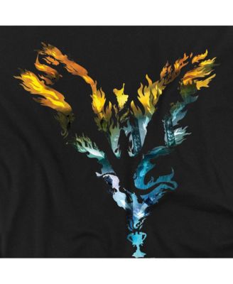 Men's Goblet of Fire Dragon Flames Graphic T-Shirt