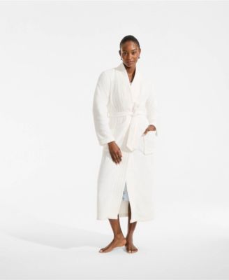 Women's Cozy Plush Long Wrap Robe
