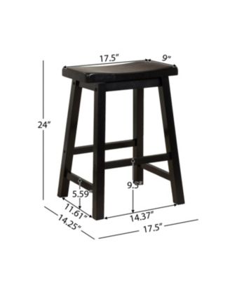 Streamdale Saddle Counter Stool - Easy Assembly