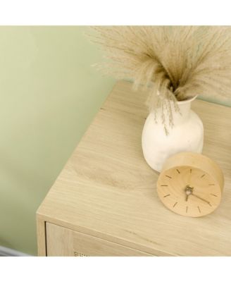 Storage Sideboard with Rat Doors and Storage, Natural