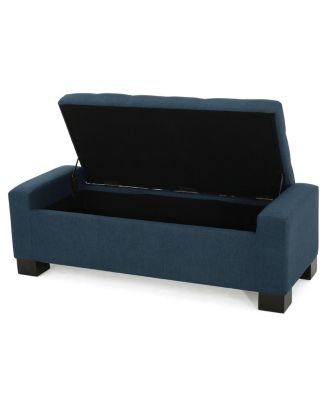 Lawton Fabric Storage Ottoman Contemporary Style With Ample Storage