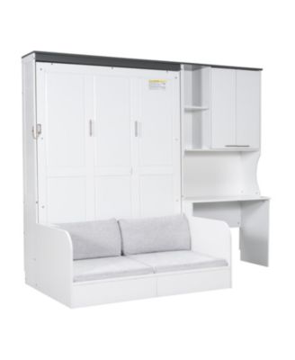  Murphy Bed Sofa Desk Storage - Full Size