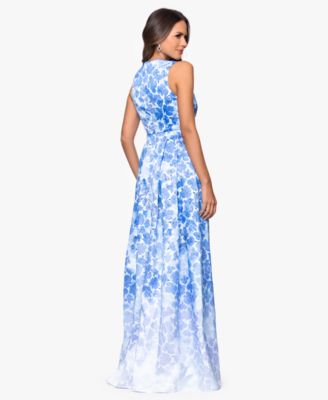 Petite V-Neck A-Line Gown