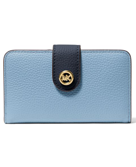 Женский кошелёк Michael Kors Pop Charm Medium Tab Bifold Wallet, цвет: Шамбре разноцветный