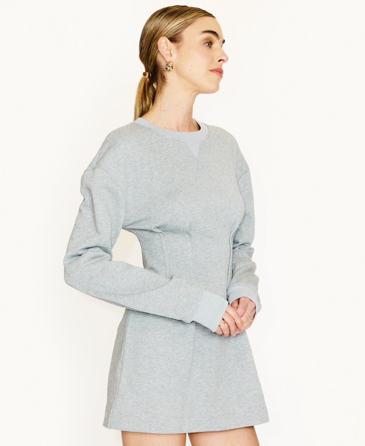 Line & Dot Women's Esryn Long-Sleeve Mini Dress