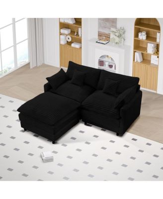 Streamdale Seven-piece sofa set with console, coffee table & pillows for spacious rooms