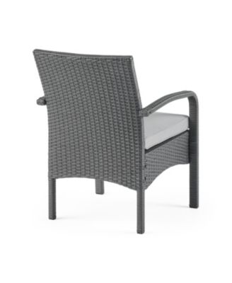 Cordoba Brown PE Rattan 4-Piece Outdoor Chat Set