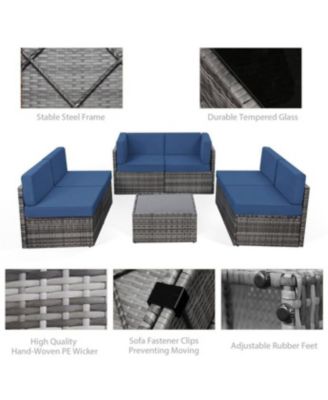 7 Piece Outdoor Patio Furniture Set