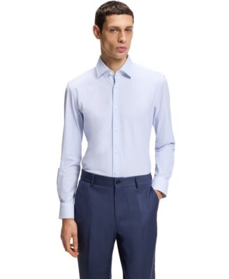 Men's Performance-Stretch Slim-Fit Dress Shirt