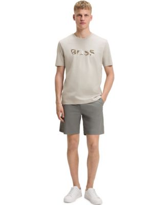 Men's Cotton-Jersey Logo Print T-Shirt