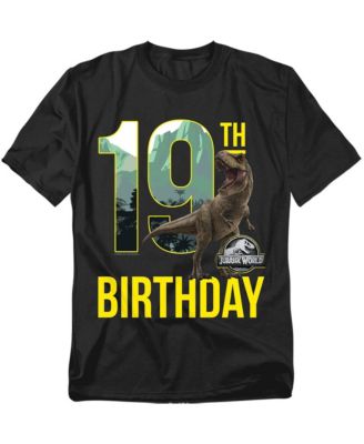 Men's Jurassic World 19th Birthday T-Rex T Shirt