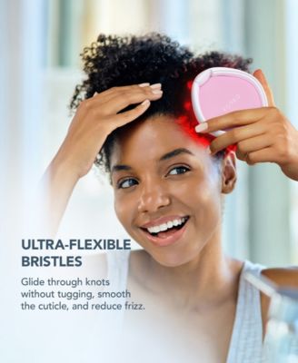 Flip Play Red LED Light Hairbrush