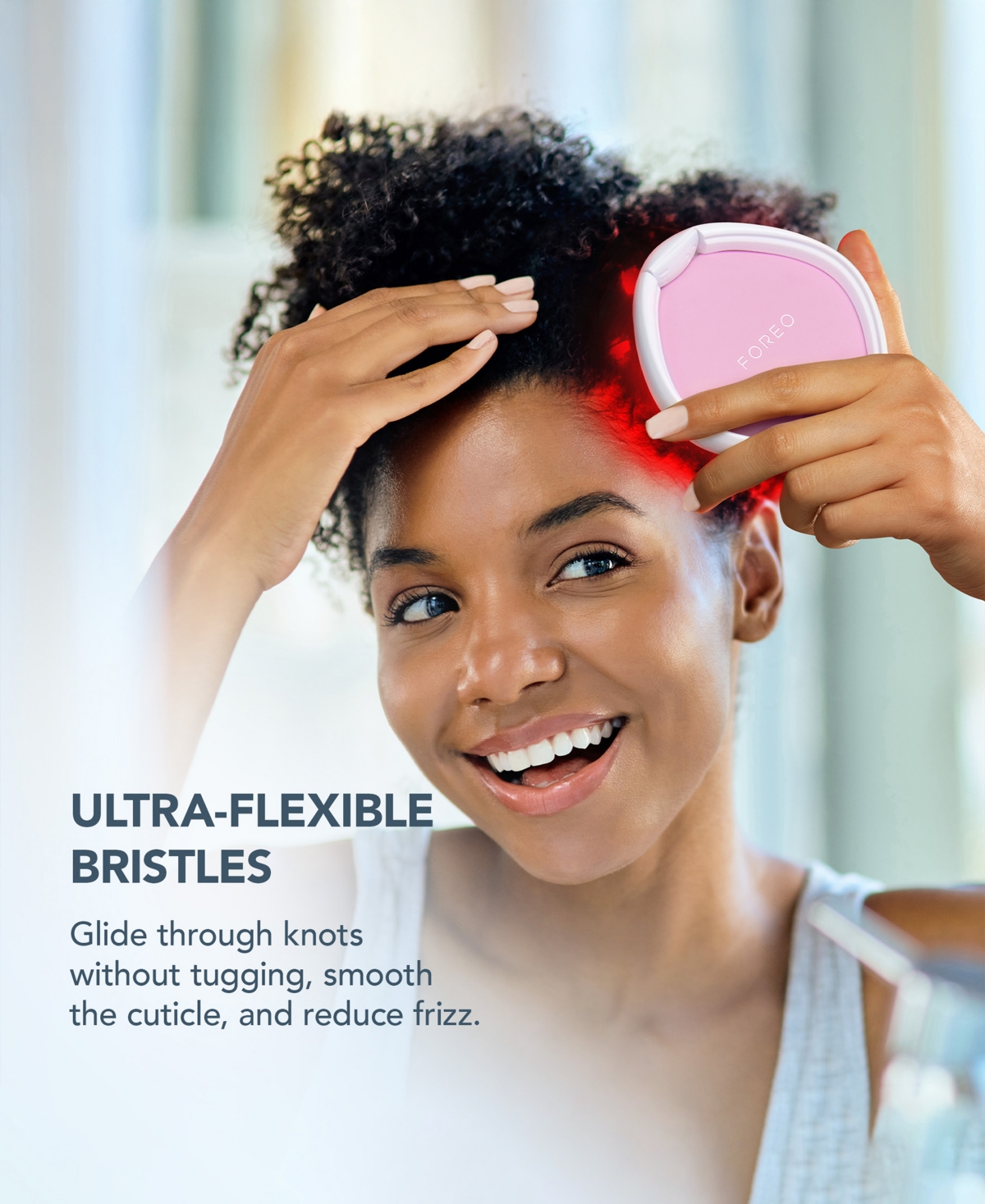 Foreo Flip Play Red Led Light Hairbrush