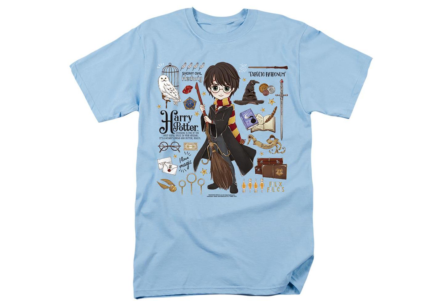 Мужская футболка Harry Potter Everything That Is, цвет: Светлый синий — фото 1